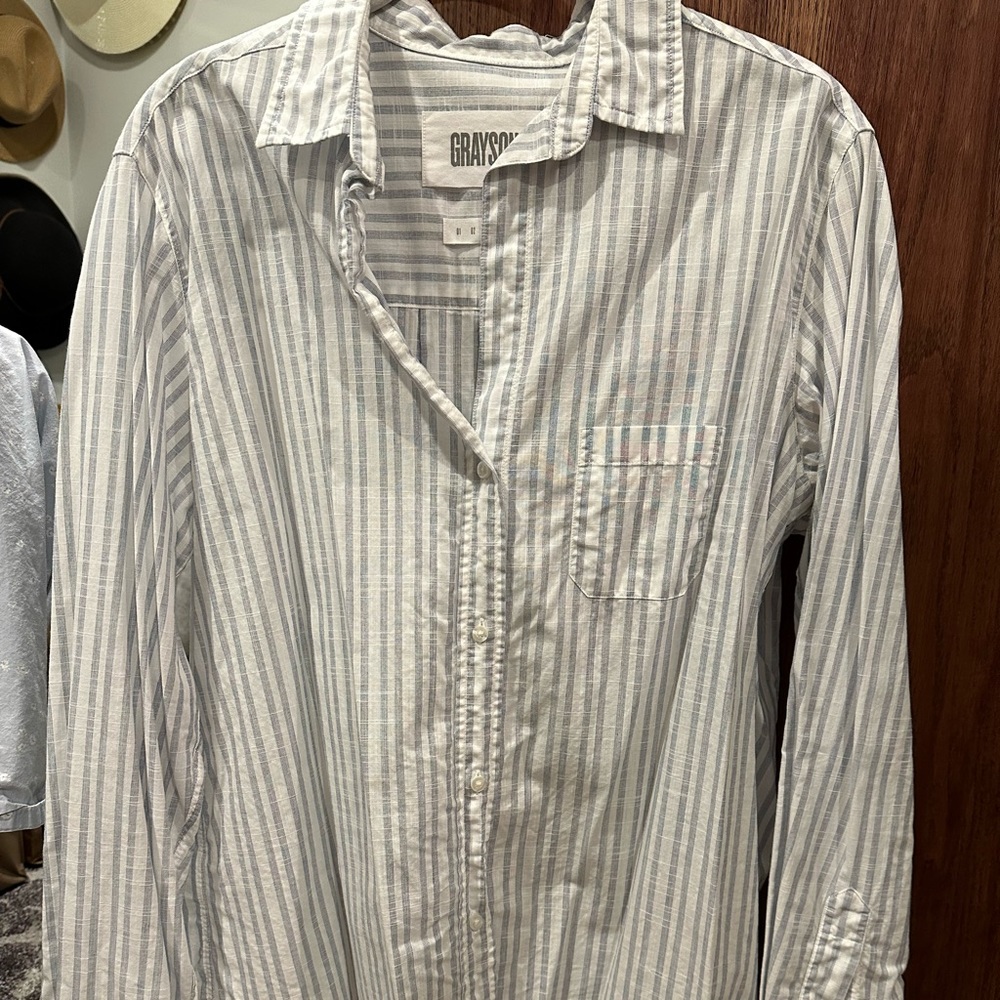 Grayson the Hero button up shirt